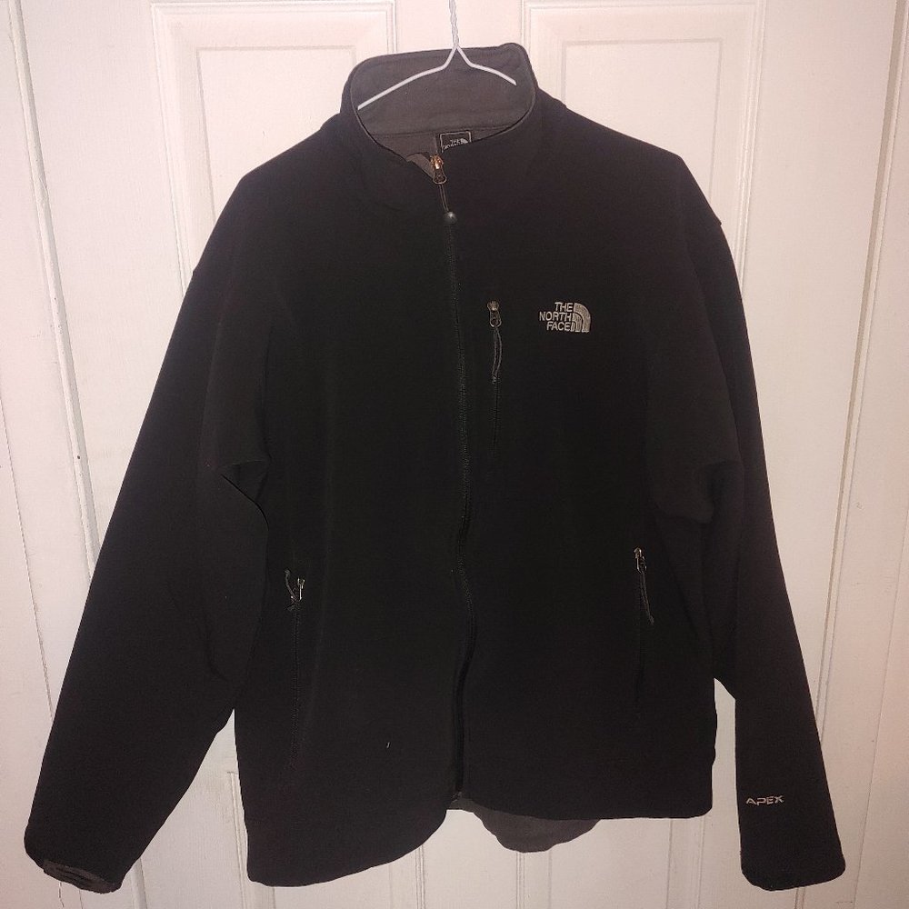 Men's Large North Face Black Apex Jacket